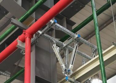 江北该抗震支架的整体式支吊架结构协调性好